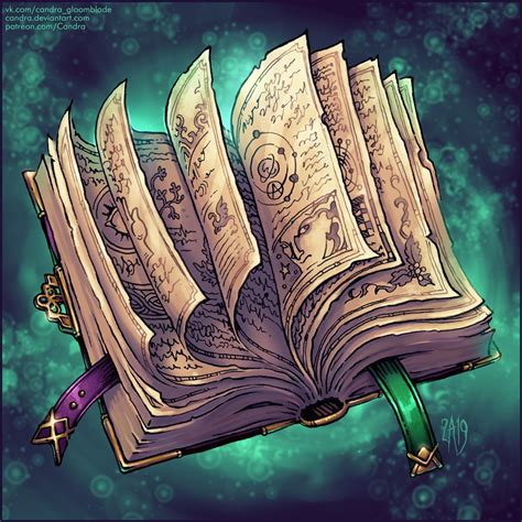 Magic book drawing